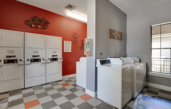 laundry room at the great escape lakeside  at Wind Dance, Carrollton, TX